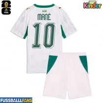 Senegal Sadio Mane #10 Heimtrikotsatz Kinder WM 2026 Kurzarm (+ Kurze Hosen)